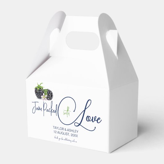 Liebe ist süßes BlackBerry-Obst | GASTGESCHENK HOC Geschenkschachtel (Vorderseite)
