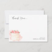 Liebe ist süßes Brautparty Danke Einladung (Vorderseite)