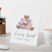 Liebe ist süßes Brautparty nehmen eine Leckerei Sockelschild (In SItu)