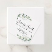 Liebe ist süßes Eukalyptus-Brautparty Geschenkanhänger (Beispiel)