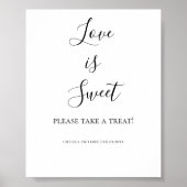 Liebe ist süßes Poster (Vorne)