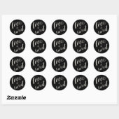 Liebe ist Sweet Calligraphy Script Wedding Sticker (Blatt)