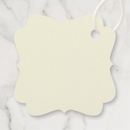 Liebe ist Sweet Custom Wedding Extravagant Square Geschenkanhänger (Rückseite)