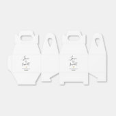 Liebe ist Sweet Elegant Wedding Favor Box Geschenkschachtel (Ungefaltet)