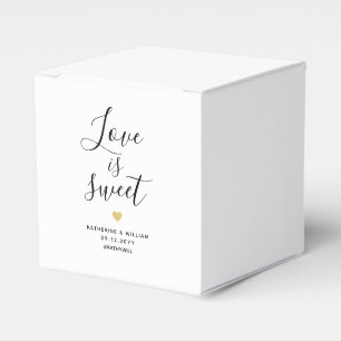 Liebe ist Sweet Elegant Wedding Favor Box Geschenkschachtel