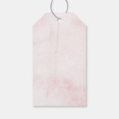 Liebe ist Sweet Floral Gastgeschenk Hochzeit Viele Geschenkanhänger (Rückseite)