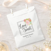 Liebe ist Sweet - Gastgeschenk Hochzeit Beutel, Du Geschenktütchen (Ausgeschnitten)