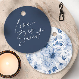 Liebe ist Sweet Gastgeschenk Hochzeit Tag Geschenkanhänger