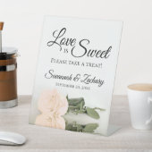 Liebe ist Sweet Nehmen Sie eine Leckerei Dusty Pal Sockelschild (In SItu)