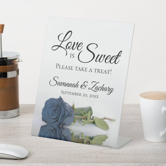 Liebe ist Sweet Nehmen Sie eine Leckerei Dusty Ste Sockelschild (In SItu)