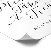 Liebe ist Sweet Nehmen Sie eine Leckerei Script We Poster (Ecke)