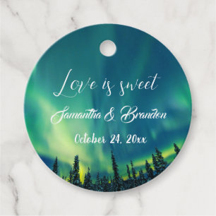 Liebe ist Sweet Northern Lights Aurora Borealis Fa Geschenkanhänger
