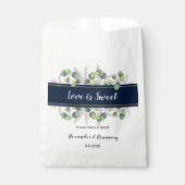 Liebe ist Sweet Pampas Grass Wedding Leckerei Gefa Geschenktütchen (Vorderseite)