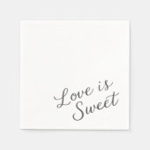 Liebe ist Sweet Paper Napkin Serviette (Vorderseite)