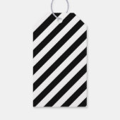 Liebe ist Sweet Schwarz-weiß Script Wedding Monogr Geschenkanhänger (Rückseite)