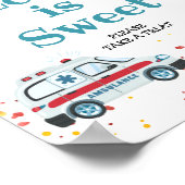 Liebe ist Sweet Sound der Alarm & Greifen Sie Ihre Poster (Ecke)