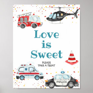 Liebe ist Sweet Sound der Alarm & Greifen Sie Ihre Poster