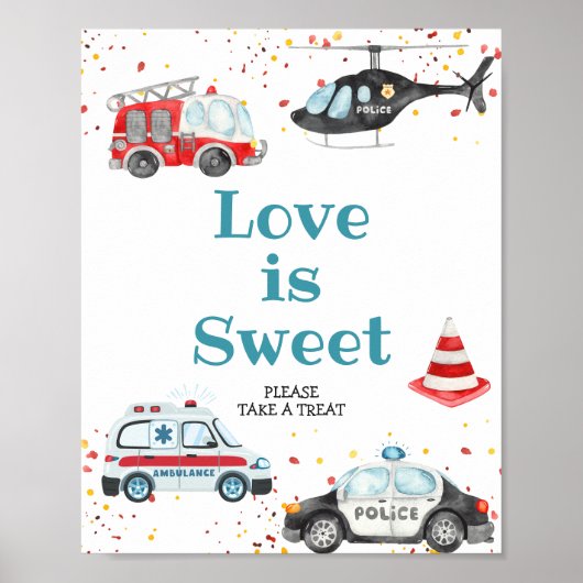 Liebe ist Sweet Sound der Alarm & Greifen Sie Ihre Poster (Vorne)