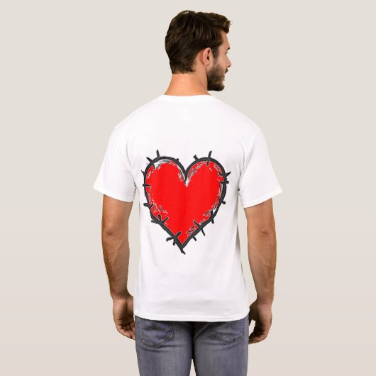 Liebe ist T-Shirt (Schwarz voll)