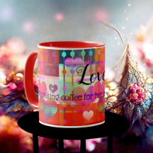 Liebe ist ... Tasse des Herzens