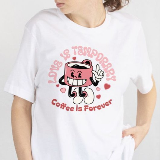 Liebe ist temporär, Kaffee ist ewig FrauenT-Shirt Tri-Blend Shirt