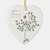 Liebe ist tief verwurzelte keramikornament (Rechts)