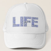 Liebe ist!_ truckerkappe (Vorderseite)