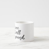 Liebe ist überall espressotasse (Vorderseite)