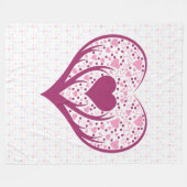 Liebe ist überall. fleecedecke (Vorderseite (Horizontal))