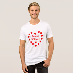Liebe ist überall Tri-Blend shirt