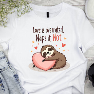 Liebe ist überbewertet, Nickerchen sind nicht - Fu Tri-Blend Shirt