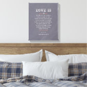 Liebe ist... überzogene Leinwand (Insitu (Schlafzimmer))