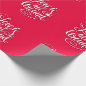 Liebe ist um die Schreibschrift pink herum Geschenkpapier (Ecke)