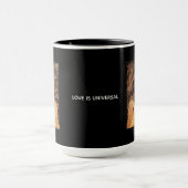 Liebe ist Universeller Engel-Becher Tasse (Zentrum)