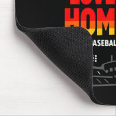 Liebe ist unser Home Run Lustiges Baseball Valenti Mousepad (Ecke)