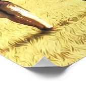 Liebe ist Unsterblichkeit - Zitat von Emily Dickin Poster (Ecke)