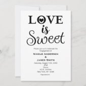 LIEBE IST VINTAG EINLADUNG (Vorderseite)