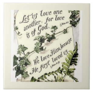 Liebe ist von Gott Fliese