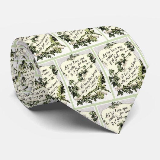 Liebe ist von Gott Neck Tie Krawatte (Gerollt)