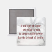 Liebe ist War Hillsong Texte Magnet (Vorderseite/Rückseite)
