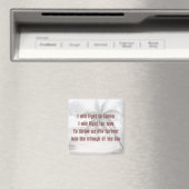 Liebe ist War Hillsong Texte Magnet (In Situ (Geschirrspüler))