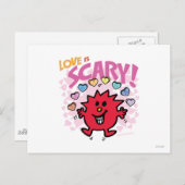 Liebe ist wenig fehlerhaft Beängstigend Postkarte (Vorne/Hinten)