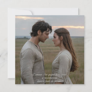 Liebe ist, wenn zwei Seelen sich erkennen Karte