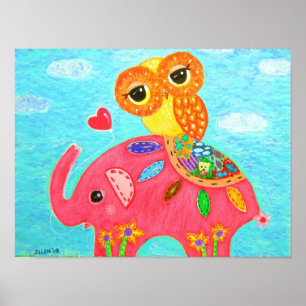 Liebe ist wie der Elefant Poster