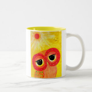 Liebe ist wie der Sun Zweifarbige Tasse