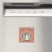 LIEBE IST WIE DER WIND ENGEL | ROMANTISCHER SPRUCH MAGNET (In Situ (Geschirrspüler))