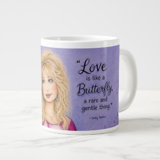 Liebe ist wie ein Schmetterling Jumbo-Tasse