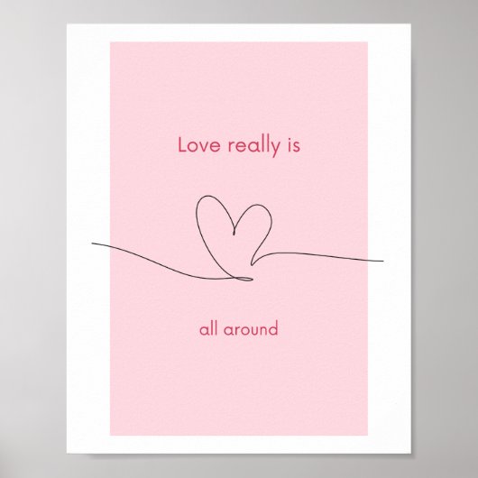 Liebe ist wirklich überall poster (Vorne)