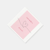 Liebe ist wirklich überall serviette (Ecke)