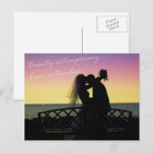 Liebe ist zeitlos postkarte (Vorne/Hinten)